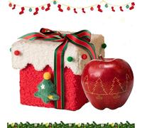 Boîtes à biscuits de vacances | Organiseur vide épais - Boîte d'emballage de bonbons de Noël, pour chocolat, collation, d'épices, décoration d'intérieur, fête