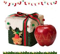 Boîtes À Biscuits Pour Les Fêtes De Noël - Conteneur À Snacks Vide,Boîtes De Petits Cadeaux De Noël - pour les la Famille les Amis le Snack les Fêtes d'Hiver et les