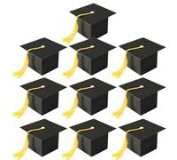 Boîtes à cadeaux de remise de diplôme - Supports à cupcakes en forme de chapeau, contenants de cadeaux de fête, boîtes de pâtisserie festives, emballages décoratifs de célébration | Boîte de friandise