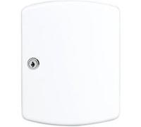 Burg-Wächter Armoire à clés KB 24 W – 24 crochets, tôle d'acier, blanc, hauteur 255 mm
