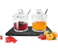 Boîtes à confiture sur ardoise Boîtes à parmesan Set de boîtes à épices Boîte à miel