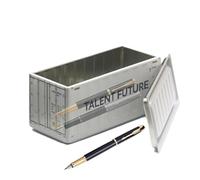 Boîtes à crayons, organisateur de crayons - Boîte de rangement créative petite boîte à crayons | Bocaux en métal avec couvercles, boîte en métal compacte polyvalente portable pour outils,