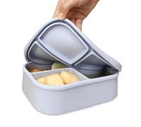 Boîtes à déjeuner étanches à 4 compartiments 750 ml | Boîte à déjeuner pour adultes pour fitness, travail, bureau, école, pique-nique, voyage, camping, randonnée, voyage en avion