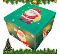 Boîtes à dragées de Noël - Boîtes à friandises | Récipient en papier multicouche pour les fêtes de fin d'année, Noël, et adultes pour une solution d'emballage élégante pour événements festifs