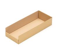 Boîtes à étagères KK Verpackungen | 50 pièces, 500 x 200 x 100 mm, boîtes de rangement pour étagères de rangement | Boîtes de présentation en carton pour petites pièces