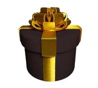 Boîtes À Farces de Gag Drôle Réutilisable | Coffrets Cadeaux Emboîtables Pour Canular Pour Anniversaire Mariage Remise De Diplôme Fêtes Et Noël Noir