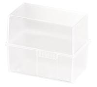 Boîtes à fiches - HAN - 977-63 - Lot de 3 - Translucides - Capacité 300 cartes - Charnières en acier