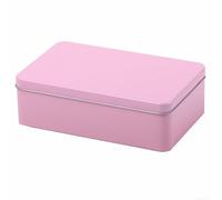 Boîtes à gâteau avec grand espace de rangement, résistantes à la rouille, faciles à ouvrir/fermer (rose)