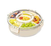 Boîtes à goûter - 27 x 4,8 x 4,8 cm 6 compartiments avec couvercle et poignée pour bonbons, légumes, biscuits, fruits, salade, sandwich, charcuterie, boîte hermétique pour préparation de repas pour