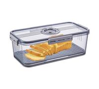 Boîtes à hermétiques, récipient à Valve d'air pour récipient de stockage de | Réutilisable Couvercle de poubelle porte-, pour comptoir de cuisine, garde-manger, étagère, boulangerie, Ta