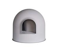 Boîtes à litière pour Chats avec Grand Couvercle et Pelle litière pour litière pour Chats de la Maison Snow House Igloo Solide et Durable Facile à Nettoyer avec revêtement antiadhésif - Design