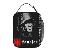 Boîtes à Lunch Das Reich Kommt Wieder Produit Landser Rock Band Stockage Boîte de Nourriture Design Unique Glacière Thermique Boîte à bento pour l’école