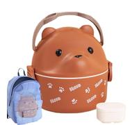 Boîtes à lunch pour | Belle boîte à lunch isotherme en forme d'ours | Refroidisseur de déjeuner résistant à l'eau de boîte à déjeuner étanche avec la poignée, sac fourre-tout de refroidisseur de déjeu