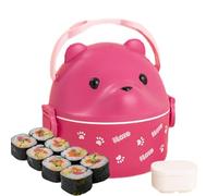 Boîtes à lunch pour | Boîte à lunch ours mignon pour femmes adultes,Sac d'isolation de poignée de transport de sécurité de micro-onde, sac fourre-tout réutilisable de déjeuner avec la poignée pour le
