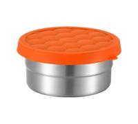 Boîtes À Lunch Pour | Bols en Acier Inoxydable Étanches à Ouverture Facile avec Couvercle en Silicone - Boîtes À Déjeuner - Pour Pique-Nique Sports Plage Extérieur Camping Voyage Été Vacances Navette