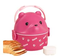 Boîtes à lunch pour - Lunch Box Pour Ours À Lunettes - Sac d'isolation de poignée de transport de sécurité de micro-onde, sac fourre-tout réutilisable de déjeuner avec la poignée pour le travail, piqu