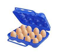 Boîtes à oeufs, porte-oeufs en plastique Porte-oeufs Récipient de stockage de camping pour 12 oeufs avec poignée pour pique-nique de camping en plein air