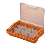 Boîtes à outils esthétiques et modernes avec poignée ondulée pour une solution de rangement antidérapante et soignée dans divers environnements. Organisateurs de boîtes à outils esthétiques modernes