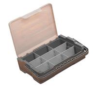 Boîtes à outils esthétiques et modernes avec poignée ondulée pour une solution de rangement antidérapante et soignée dans divers environnements. Organisateurs de boîtes à outils esthétiques modernes