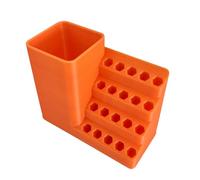 Boîtes À Outils Organisateurs De Bit De Tournevis Avec Un Cartouche Avec 20 25 50 10 Emplacements Case Stockage En Plastique Pour Les Bits Tournevis Professionnels Rangement