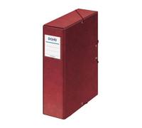 Boîtes À Projets Carton Ligné Dos 9 Cm Rouge Avec Étiquette 245x350x90 Dohe