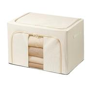 Boîtes à vêtements - Conteneurs pliants en tissu Oxford pour vêtements, couvertures et jouets | Conteneurs de rangement avec structure en acier de grande capacité avec couvercle pour l'organisation