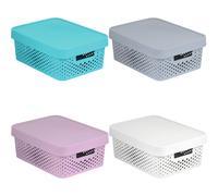 Boîtes ajourées avec couvercle Infinity électroménager plusieurs couleurs