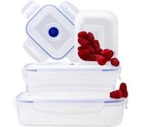 Boîtes Alimentaires - Aspifresh - ACC922 - Lot de 3 - Rectangulaire - 1 Pompe - 1,7 L