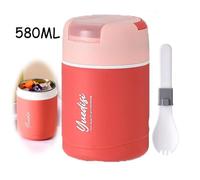 Boîtes Alimentaires Isotherme,Porte-Aliments à Double Couche,Gamelle Thermos Repas Chaud,Boîtes à déjeuner Amovible,pour