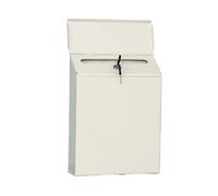 Boîtes Aux Lettres Boîte aux Lettres Moderne verrouillable de dépôt Paiements à clés Bureau Maison Rural(Beige)