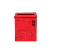 Boîtes Aux Lettres Boîte aux Lettres Murale à Suspendre, Porte-journaux, boîte, suggestions, rétro, de dépôt for Portail extérieur(Red)