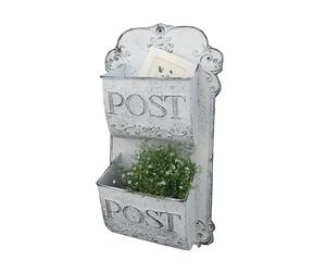 BoîTes Aux Lettres Boîte aux Lettres Murale extérieure en métal, boîte de Rangement à Vent Style Rural français, décoration la Maison, Laissant Un Message pour la Maison