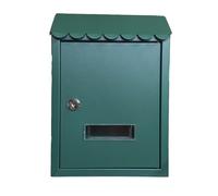 Boîtes aux lettres murales extérieures de grande taille avec serrure à clé, boîte aux lettres verrouillable en métal, boîte aux lettres résidentielle avec serrure, boîte de dépôt d'argent pour salon