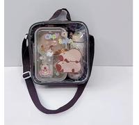 Boîtes Bento Kit, Coffret Déjeuner Enfant Set, Sac à déjeuner avec Boîte à déjeuner 800 ml et Bouteille 350ml, Animaux De Dessins Animés Coffret Déjeuner, pour l’École, la Crèche & les Sorties-A