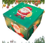 Boîtes Cadeaux de Noël | Boîte à Surprises,Conteneur de Stockage en Papier Multifonction pour Organisation Fournitures Événements Festifs Décoration Emballage Cadeaux Adultes