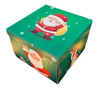 Boîtes Cadeaux de Noël - Boîtes Gourmandises pour Fêtes - Contenant en Papier Multicouche pour Fournitures de Noël et Adultes