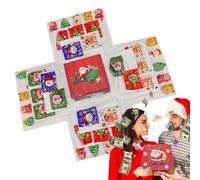 Boîtes Cadeaux de Noël - Boîtes Gourmandises pour Fêtes | Conteneur de Stockage en Papier Multifonction pour Organisation Fournitures Événements Festifs Décoration Emballage Cadeaux Adultes