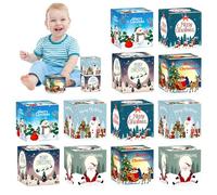 Boîtes cadeaux de Noël pour - Boîtes à biscuits de Noël, boîtes à bonbons de Noël | 12 boîtes en papier Goodie, boîtes cadeaux de Noël, boîtes à bonbons en papier, pour