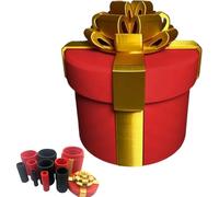 Boîtes cadeaux emboîtables avec couvercle à vis, nouvelles boîtes cadeaux imprimées en 3D, poupées russes réutilisables, adaptées pour les anniversaires (A)