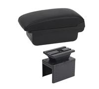 Boîtes D'accoudoir Voiture Pour Hyundai Pour I20 2021-2024 Central Voiture Boîte Rangement Centrale Intérieure Pièces Rénovation Avec USB Pour LED Accoudoir Central Boîte Rangement(B Black Line)