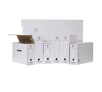 Boîtes D'archives - Grafoplás - Lot De 50 - Carton Microcanal - Format Feuille Prolongée - 2 Façades