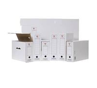 Boîtes D'archives - Grafoplás - Lot De 50 - Carton Microcanal - Format Feuille Prolongée - 2 Façades