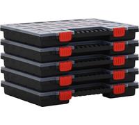 Boîtes d'assortiment 5 pcs. 40x30x5 cm polypropylène