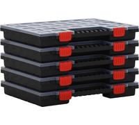 Boîtes d'assortiment 5 pcs. 40x30x5 cm polypropylène