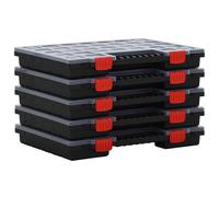 Boîtes d'Assortiment Conteneur Rangement Garage 10 pcs Polypropylène vidaXL