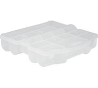 Boîtes d'assortiment Curver transparentes 26,5x26,5x7cm