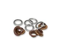 Boîtes De 15 ?Illets Avec Rondelles 14 Mm - Prym. Color : Brun Foncé