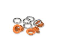 Boîtes De 15 ?Illets Avec Rondelles 14 Mm - Prym. Color : Orange