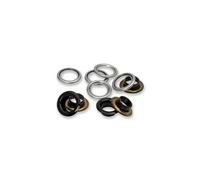 Boîtes de 15 Oillets avec Rondelles 14 mm -(...) - Noir