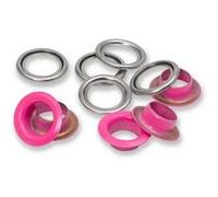 Prym Œillets avec rondelles 8 mm – Boîte de 32 – Fuchsia